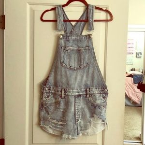 American Eagle Denim Overalls
